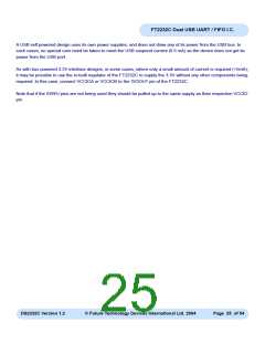 浏览型号FT2232C_04的Datasheet PDF文件第25页
