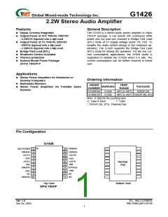 浏览型号G1426的Datasheet PDF文件第1页