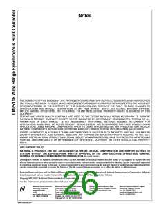 浏览型号LM25116的Datasheet PDF文件第26页