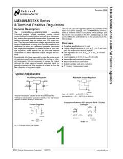 浏览型号LM340AT5.0P+的Datasheet PDF文件第1页
