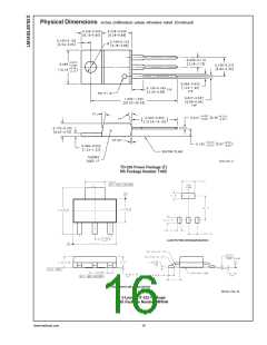浏览型号LM340AT5.0P+的Datasheet PDF文件第16页