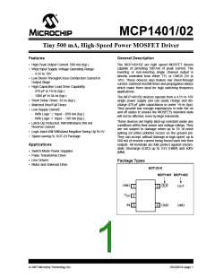 浏览型号MCP1402的Datasheet PDF文件第1页