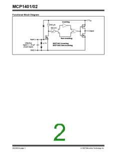 浏览型号MCP1402的Datasheet PDF文件第2页