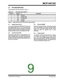 浏览型号MCP1402的Datasheet PDF文件第9页