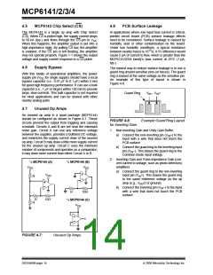 浏览型号MCP6143-I/P的Datasheet PDF文件第14页