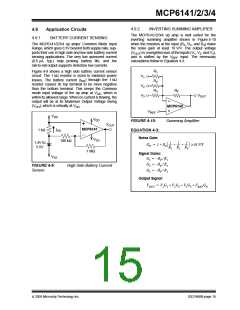浏览型号MCP6143-I/P的Datasheet PDF文件第15页