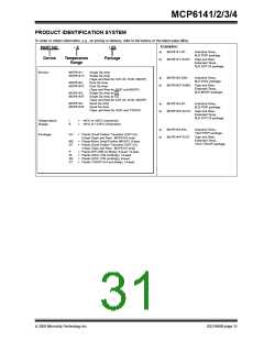 浏览型号MCP6143-I/P的Datasheet PDF文件第31页