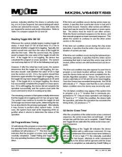 浏览型号MX29LV640BTTC-90G的Datasheet PDF文件第30页