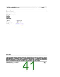浏览型号OX9162的Datasheet PDF文件第41页