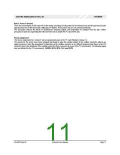 浏览型号OXCB950-TQAG的Datasheet PDF文件第11页