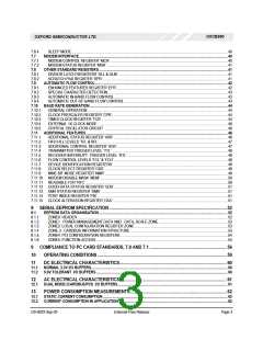 浏览型号OXCB950的Datasheet PDF文件第3页