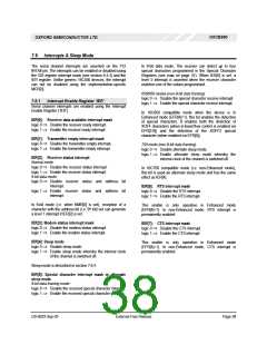 浏览型号OXCB950-TQAG的Datasheet PDF文件第38页