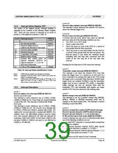 浏览型号OXCB950-TQAG的Datasheet PDF文件第39页