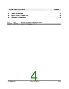 浏览型号OXCB950-TQC60-A的Datasheet PDF文件第4页