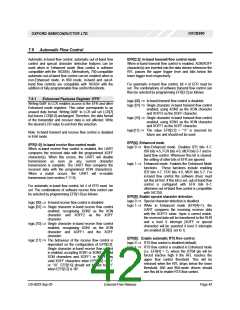浏览型号OXCB950-TQAG的Datasheet PDF文件第42页