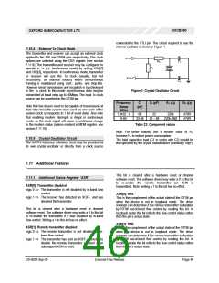 浏览型号OXCB950-TQAG的Datasheet PDF文件第46页