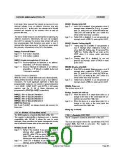 浏览型号OXCB950-TQAG的Datasheet PDF文件第50页
