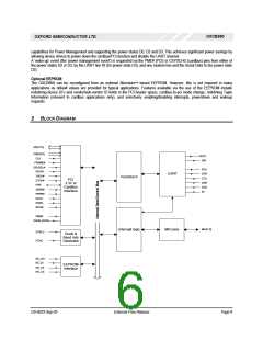 浏览型号OXCB950-TQC60-A的Datasheet PDF文件第6页