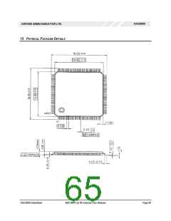 浏览型号OXCB950-TQAG的Datasheet PDF文件第65页