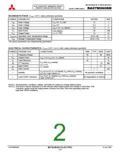 浏览型号RA07M0608M-101的Datasheet PDF文件第2页