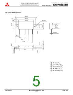 浏览型号RA07M0608M-101的Datasheet PDF文件第5页