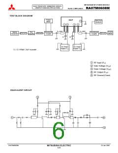 浏览型号RA07M0608M-101的Datasheet PDF文件第6页
