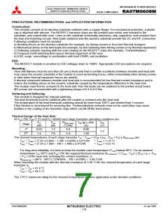 浏览型号RA07M0608M-101的Datasheet PDF文件第7页