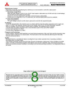 浏览型号RA07M0608M-101的Datasheet PDF文件第8页
