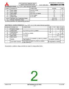 浏览型号RA08H1317M-101的Datasheet PDF文件第2页