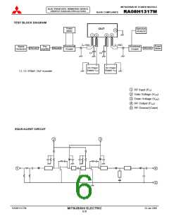 浏览型号RA08H1317M-101的Datasheet PDF文件第6页
