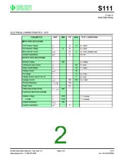 浏览型号S111的Datasheet PDF文件第2页