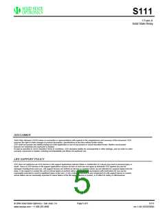 浏览型号S111的Datasheet PDF文件第5页
