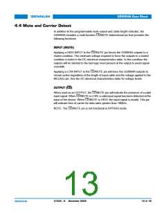 浏览型号GS9064ACKDE3的Datasheet PDF文件第13页