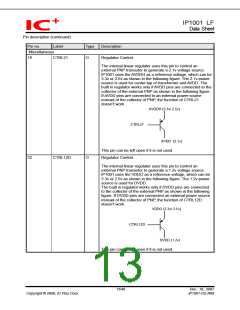 浏览型号IP1001LF的Datasheet PDF文件第13页