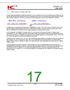 浏览型号IP1001LF的Datasheet PDF文件第17页
