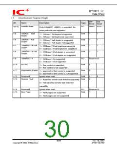 浏览型号IP1001LF的Datasheet PDF文件第30页