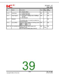 浏览型号IP1001LF的Datasheet PDF文件第39页