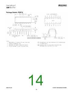 浏览型号IRS2092的Datasheet PDF文件第14页