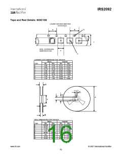 浏览型号IRS2092的Datasheet PDF文件第16页
