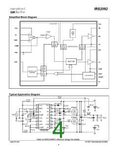 浏览型号IRS2092的Datasheet PDF文件第4页