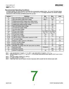 浏览型号IRS2092的Datasheet PDF文件第7页