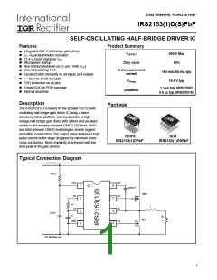浏览型号IRS21531DPBF的Datasheet PDF文件第1页