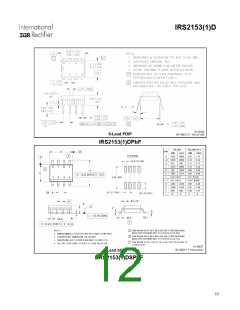 浏览型号IRS21531DPBF的Datasheet PDF文件第12页