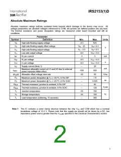 浏览型号IRS21531DPBF的Datasheet PDF文件第2页