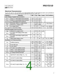 浏览型号IRS21531DPBF的Datasheet PDF文件第4页