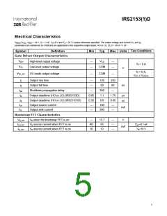 浏览型号IRS21531DPBF的Datasheet PDF文件第5页