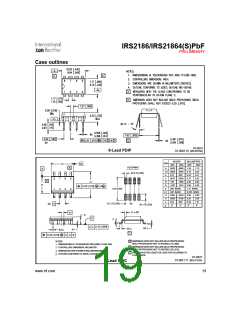 浏览型号IRS2186的Datasheet PDF文件第19页