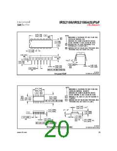 浏览型号IRS2186的Datasheet PDF文件第20页