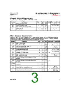 浏览型号IRS2186的Datasheet PDF文件第3页