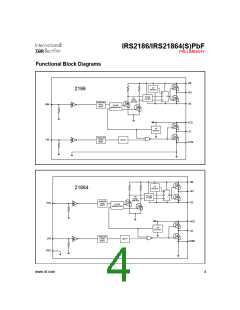 浏览型号IRS2186的Datasheet PDF文件第4页